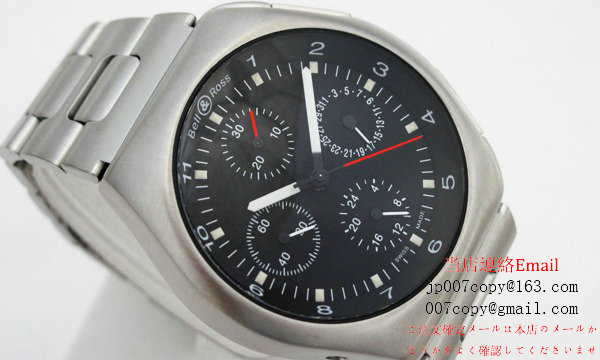 ベル＆ロス 偽物 スペース3 K3958 GMT クロノグラフ ブラック_ブランド偽物時計N品激安通販